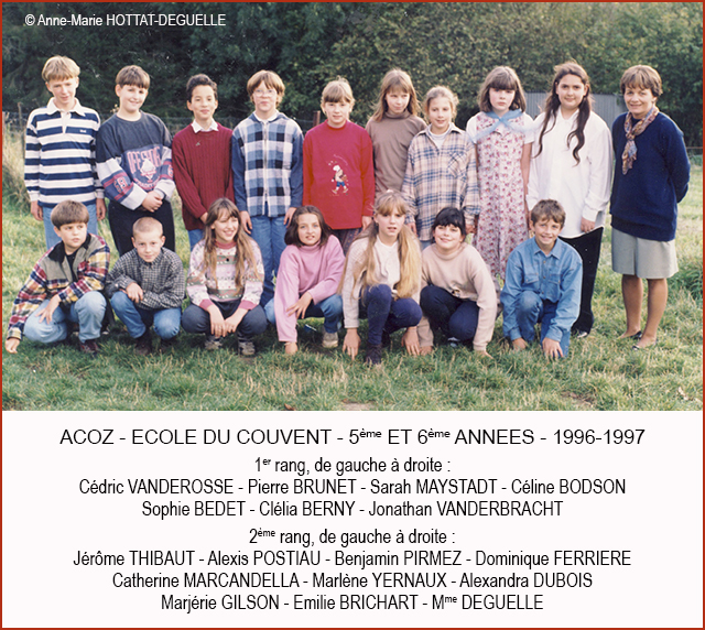 ECOLE DU COUVENT 1996-1997 640