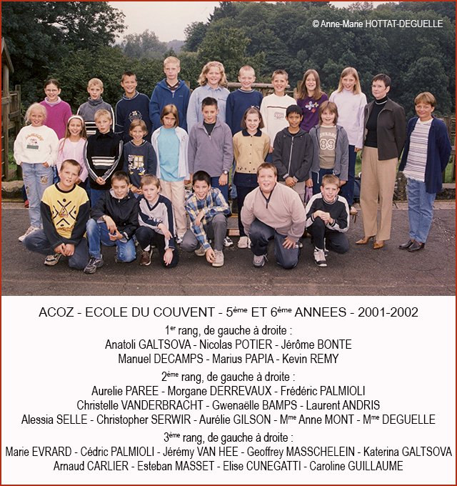 ECOLE DU COUVENT 2001-2002 640